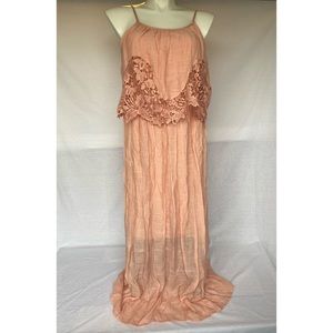 NWT Maxi Coral summer dress